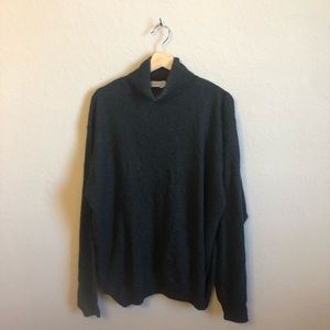 Larusso Dark Gray Turtleneck Sweater Size Large